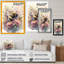 «Kashlee Bee Flying to a Flower WaterColor I», reproduction sur toile-87343976-87343977