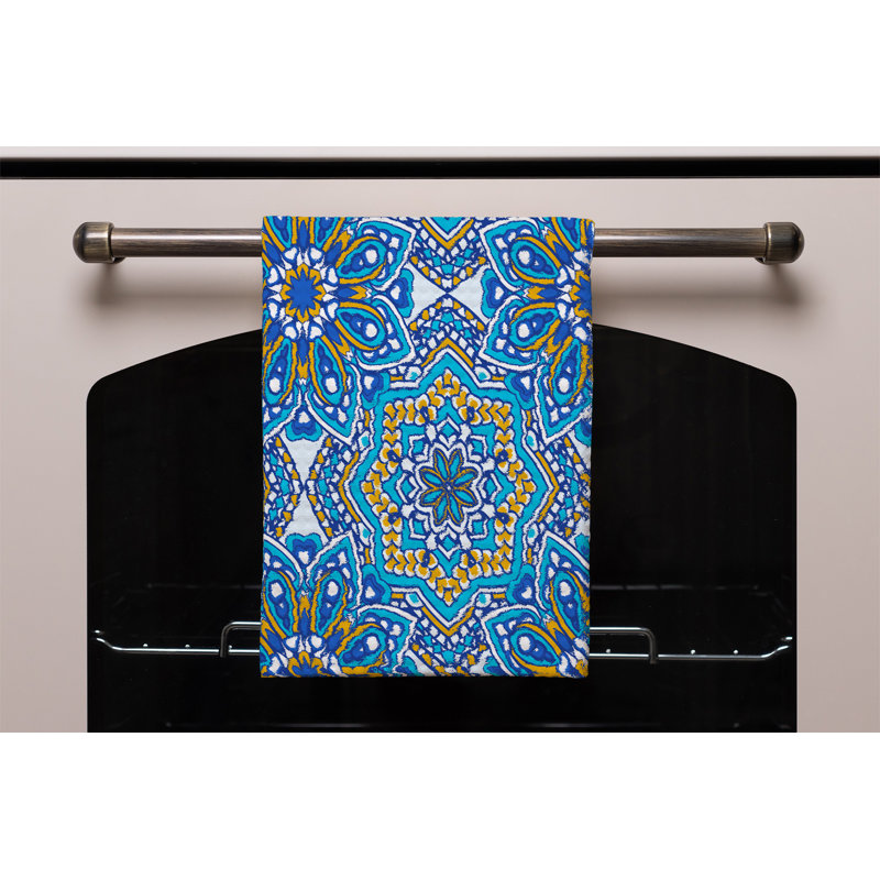 Cotton Floral Tea Towel Kitchen Towel