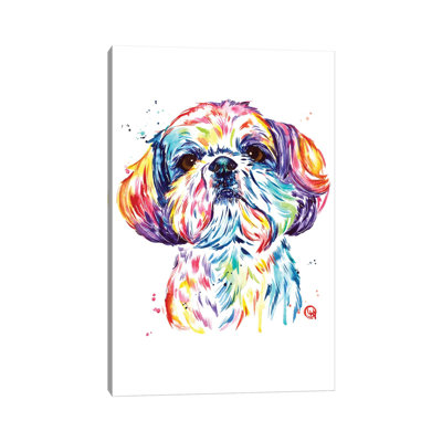 Kiki The Shih Tzu by Lisa Whitehouse - Print on Canvas