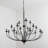 Aviona 18-Light 43.3"W Dimmable Traditional/Classic Black Candle Style Chandelier for Living Room or Dining Room-1421239875