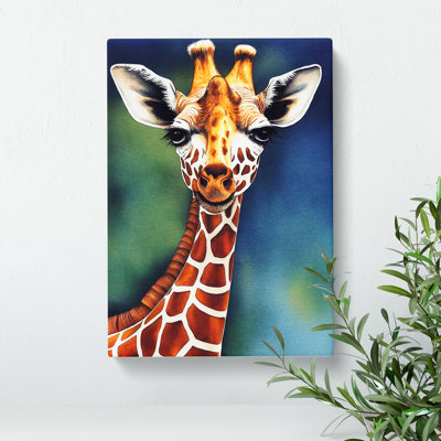 XC1022-2398X Happy Giraffe - Wrapped Canvas Print