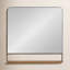 Miroir mural en métal avec tablette Branchville-90697192-90697196-96369797