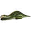 Statue dinosaure Muttaburrasaurus Jurassique