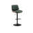  Modern Upholstered Swivel 26.2”H Faux Leather Adjustable Height Barstools with Footrest, for Bar, Kitchen, Dining Room-1439792110