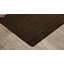 Tapis brun en laine touffeté à la main Rectangle Makhari-729000219