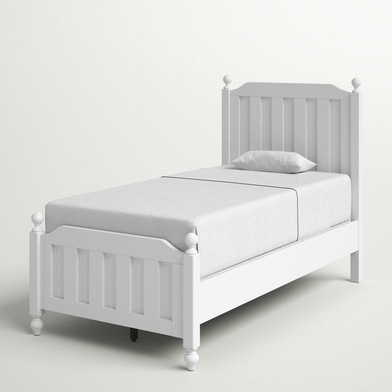 Droskyn Panel Bed by Three Posts™, White, Full