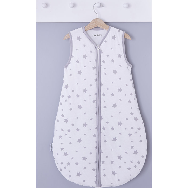 Silentnight Safe Nights 2.5 Tog Baby Sleep Bag, Grey, 6-18 Months