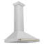 Hotte murale en acier inoxydable satiné convertible 36 po ZLINE Autograph Edition-90285251