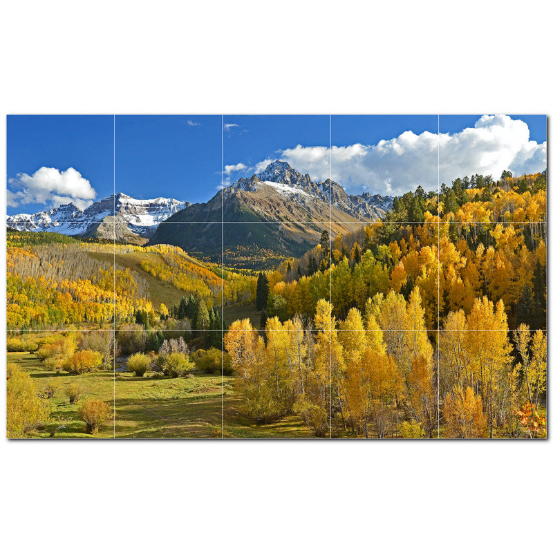 6'' x 6'' Satin Ceramic Decorative Mural