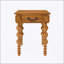 Table de bout en bois massif avec tiroir, assemblage facile et design rétro pour une élégance de salon-1837255530
