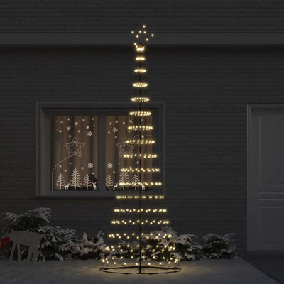 LED Christmas Tree 100.5 x 100.5 x 302.5 cm Metal