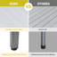 Table de camping pliante en aluminium