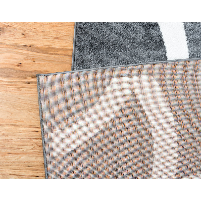 Tapis gris Alhareth, Rectangle 8 pi x 10 pi