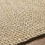 Tapis en jute tressé à la main de couleur unie Wilsey en kaki / brun clair / crème-1269747559