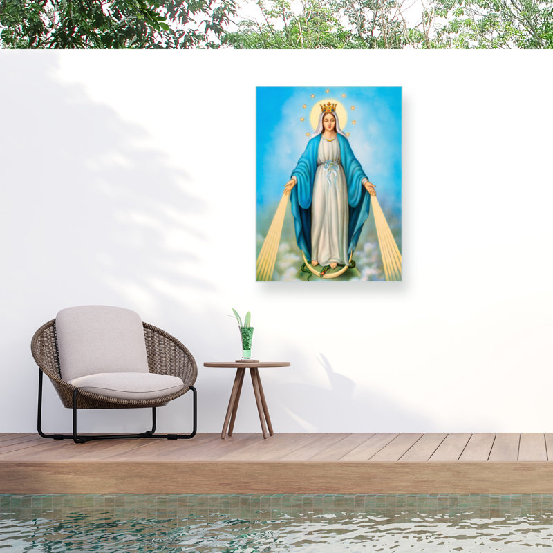 Toile pour l'extérieur Marcus Jules Mother Mary, H 35 po x l 47 po