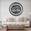 Lettrage sur une plaque - horloge murale moderne-34140933