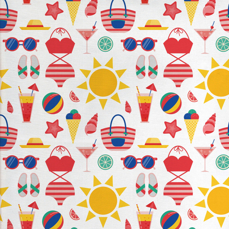 Tissu Summer, l 58 po x L 72 po