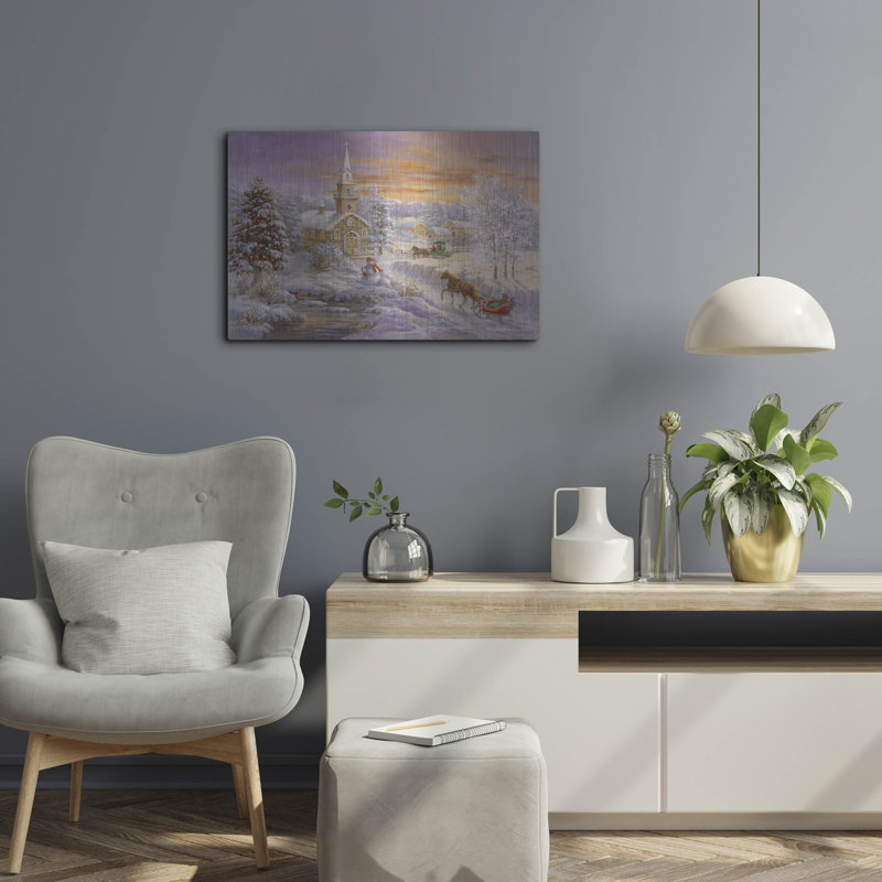  «Holiday Woration» par Nicky Boehme, art mural en métal, 24 po x 16 po, H 16 po x l 24 po