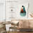 Avery Minimalist Mid-Century Orange Teal II-108245743