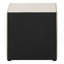 Table de chevet, bout, côté, lampe, tiroir de rangement, chambre à coucher, revêtement, aspect lin beige, transitionnel-983994654