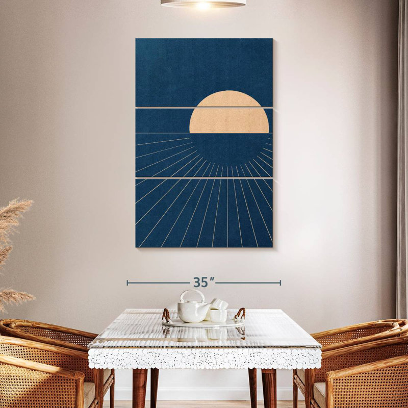 Oberle Mod Sunset, 65" H x 42" W
