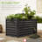  4X2x2ft Outdoor Metal Raised Garden Bed For Vegetables Flowers Herbs - Galvanized-349714941-349714920