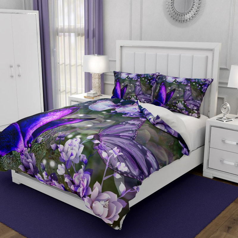 Polyester Duvet Cover, Twin Duvet Cover + 1 Standard Sham