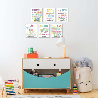 6 Piece Wrapped Canvas Wall Art