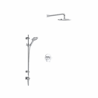 Apothecary Thermostatic/Pressure Balanced Complete Shower System with Rough-in Valve