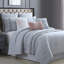  Édredon gris en microfibre-899804249