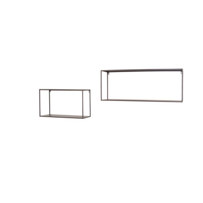 Rodric 2 Piece Metal Accent Shelf