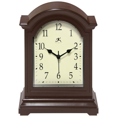 Classic Grandfather Plastic Tabletop Clock 9 Inches