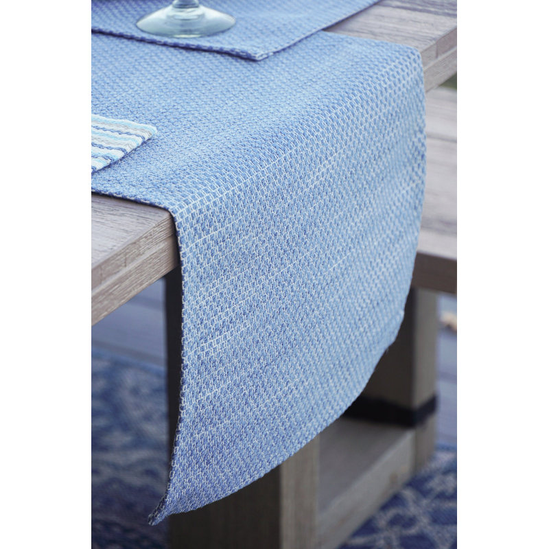 Deep Sea Striped Table Runnner