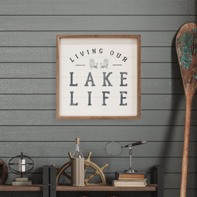 Living Our Lake Life - blanc