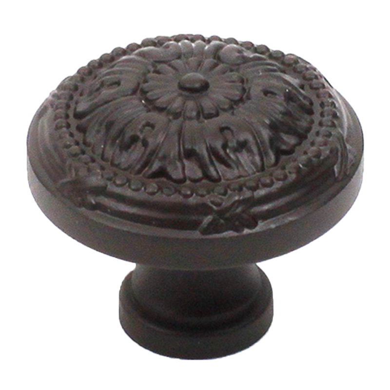 Poignée champignon de diamètre 1 1/4 po Georgian, Bronze huilé