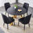 Marble Dining Table Set-443776275-443776269