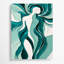 Art mural abstrait sur toile vert figuratif-2053286032