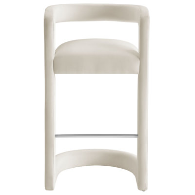 Winslow Performance Velvet Stool