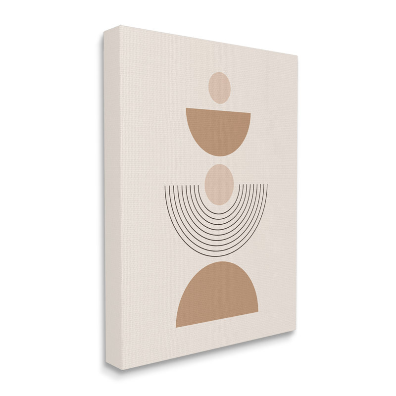 Formes arquées modernes sur bois, impression, H 48 po x l 36 po x P 1,5 po