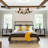 32" 7-Light Dimmable Black Gold Chandelier Light