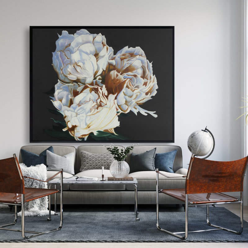 " Blooming Peonies " on, H 48 po x l 60 po
