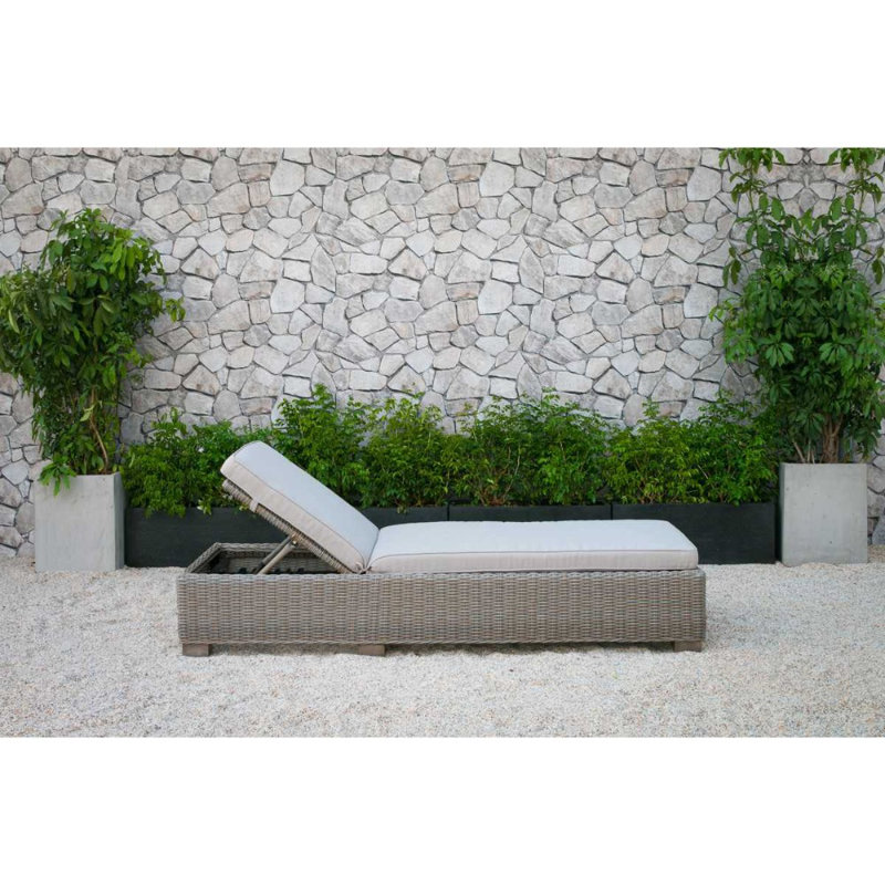 Doutzen Outdoor Single chaise with Cushions