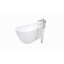 Baignoire de trempage autoportante en acrylique 60 po. X 29 po. Soho-666164599