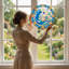 Art mural sur toile Blue Wave-275247269