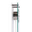 Echo IV 78'' Glass Floor Clock