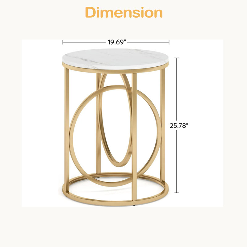 Round Coffee Table,Stylish Sofa Table,Elegant Side Table