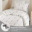 Ensembles de literie en microfibre douce pour lit simple TG, style arc moderne pour la maison