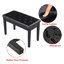 Banc de rangement rembourré en similicuir
