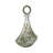 Dakota Fields Curran Art Glass Bottle, Green-978792606