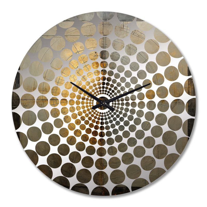 Winifrede - Horloge murale peinture abstraite, Grand